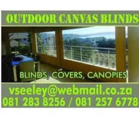 Outdoor Canvas Blinds & Awnings
