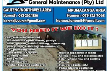 Barend Electrical and General Maintenance