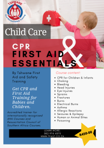 First Aid & CPR Training Flyer